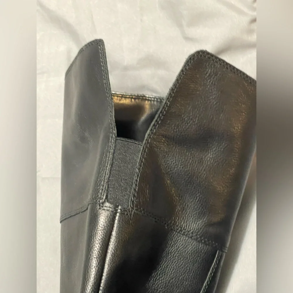 Vince Camuto NWOT Luxury Black High Heel Knee Boots Size 8